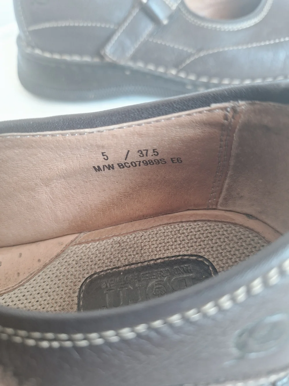 💙Born Brown Leather Mary Jane Comfort Shoes 🤍>>>Size 5 / 37.5 - Picture 12 of 16